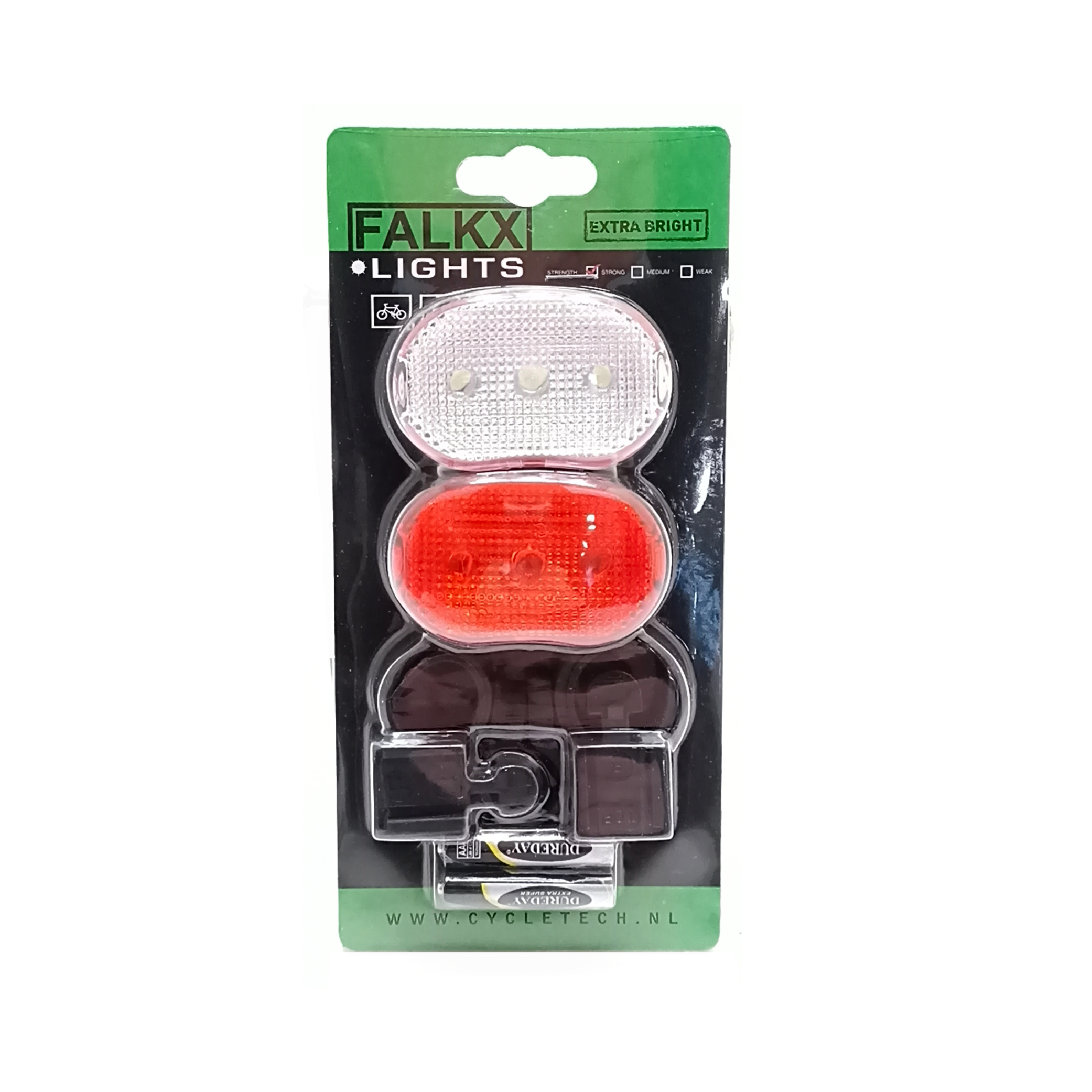 FALKX LED verlichting set MTB, Falkx (hangverpakking).
