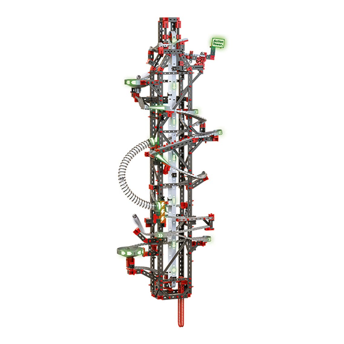 Fischertechnik Dynamic Hanging Action Tower Knikkerbaan, 780dlg.