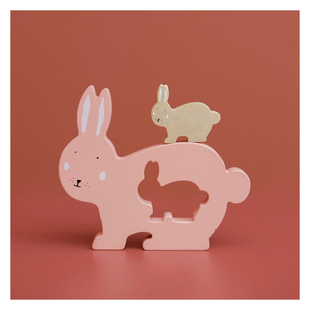 Trixie Houten Babypuzzel Mrs. Rabbit