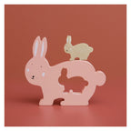 Trixie Houten Babypuzzel Mrs. Rabbit