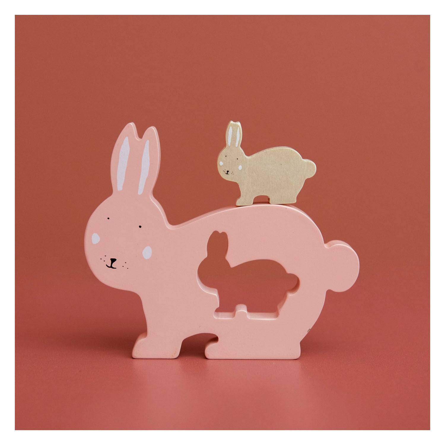 Trixie Houten Babypuzzel Mrs. Rabbit