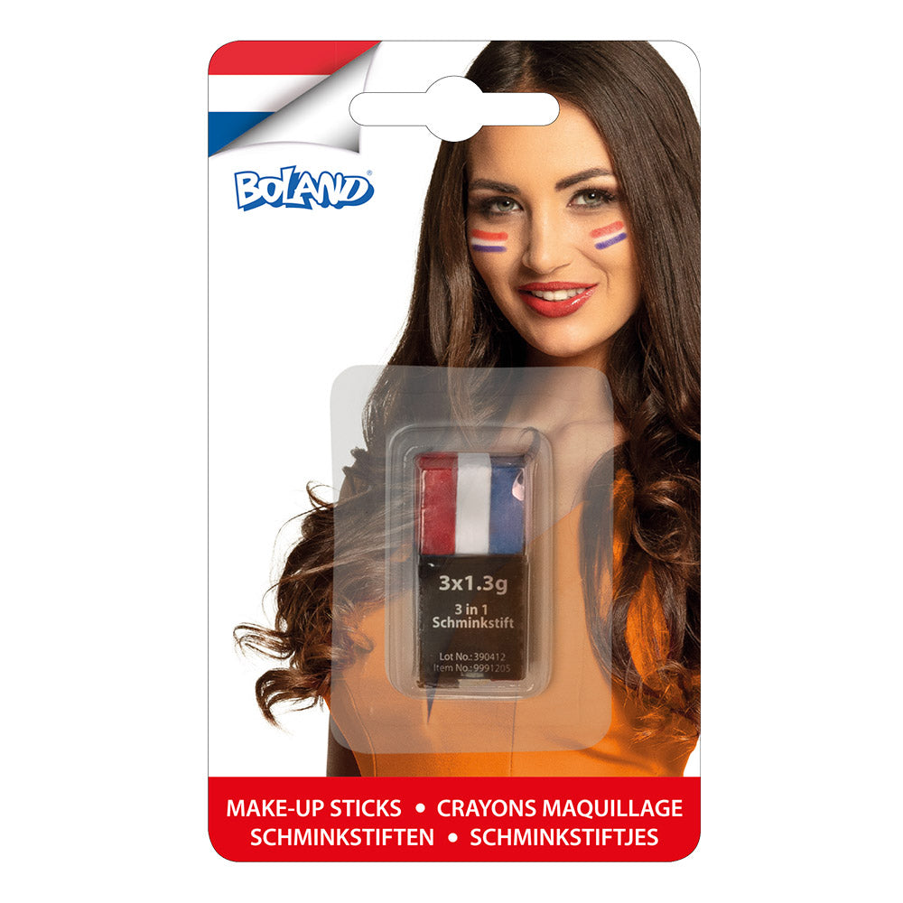 Boland schminkstift nederland rood-wit-blauw