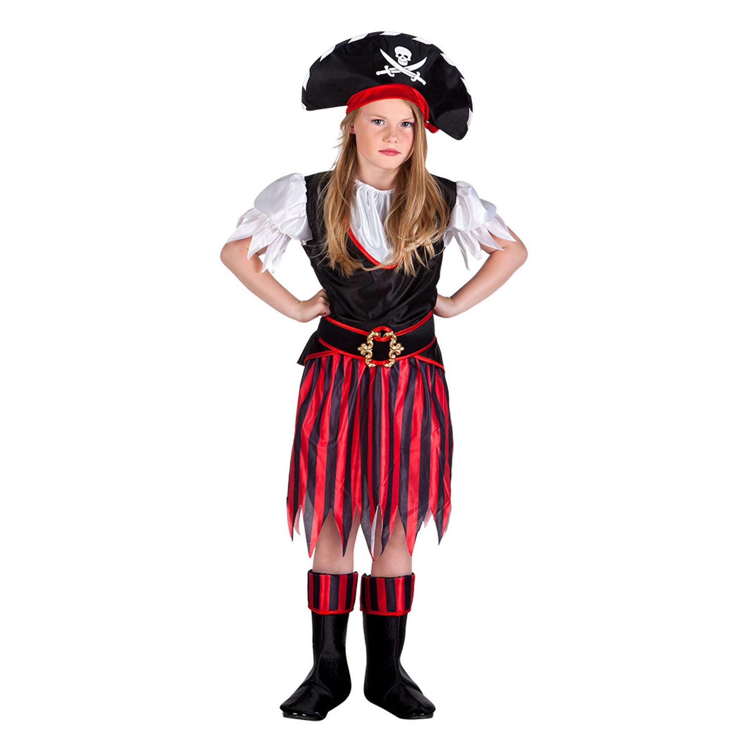 Boland Kinderkostuum Piraat Annie, 4-6 jaar