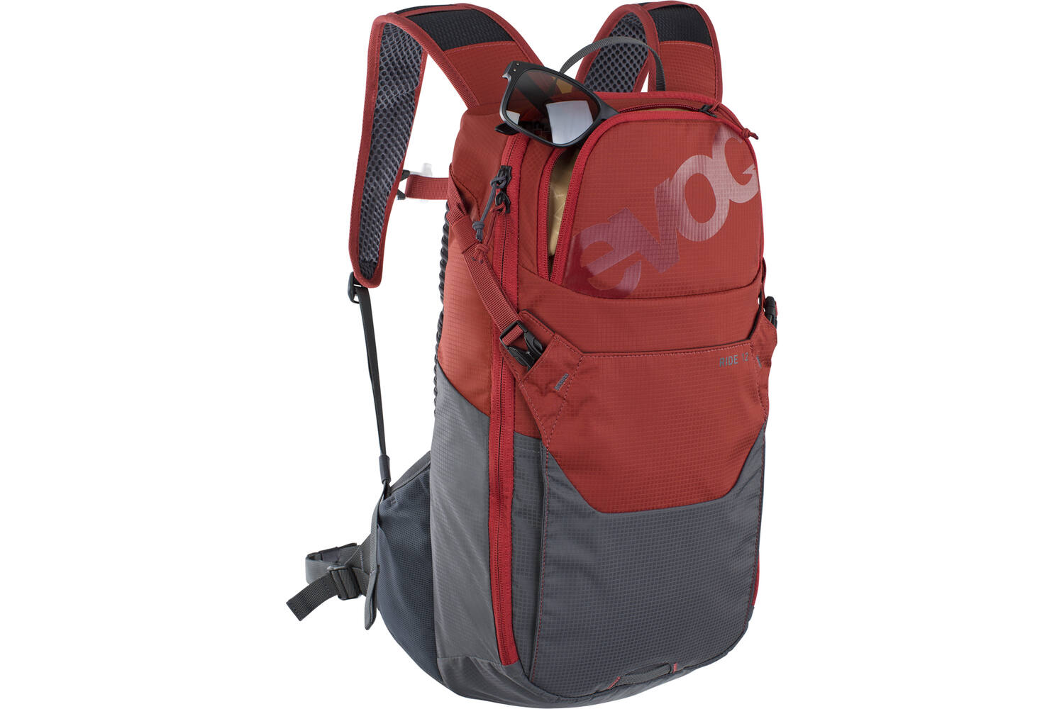 Ride 12 + 2l bladder chili red - carbon grey
