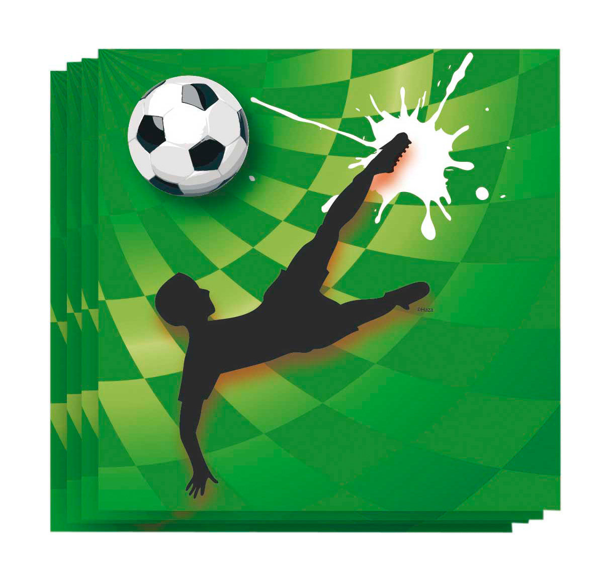 Basic sportieve goal servetten 20 stuks