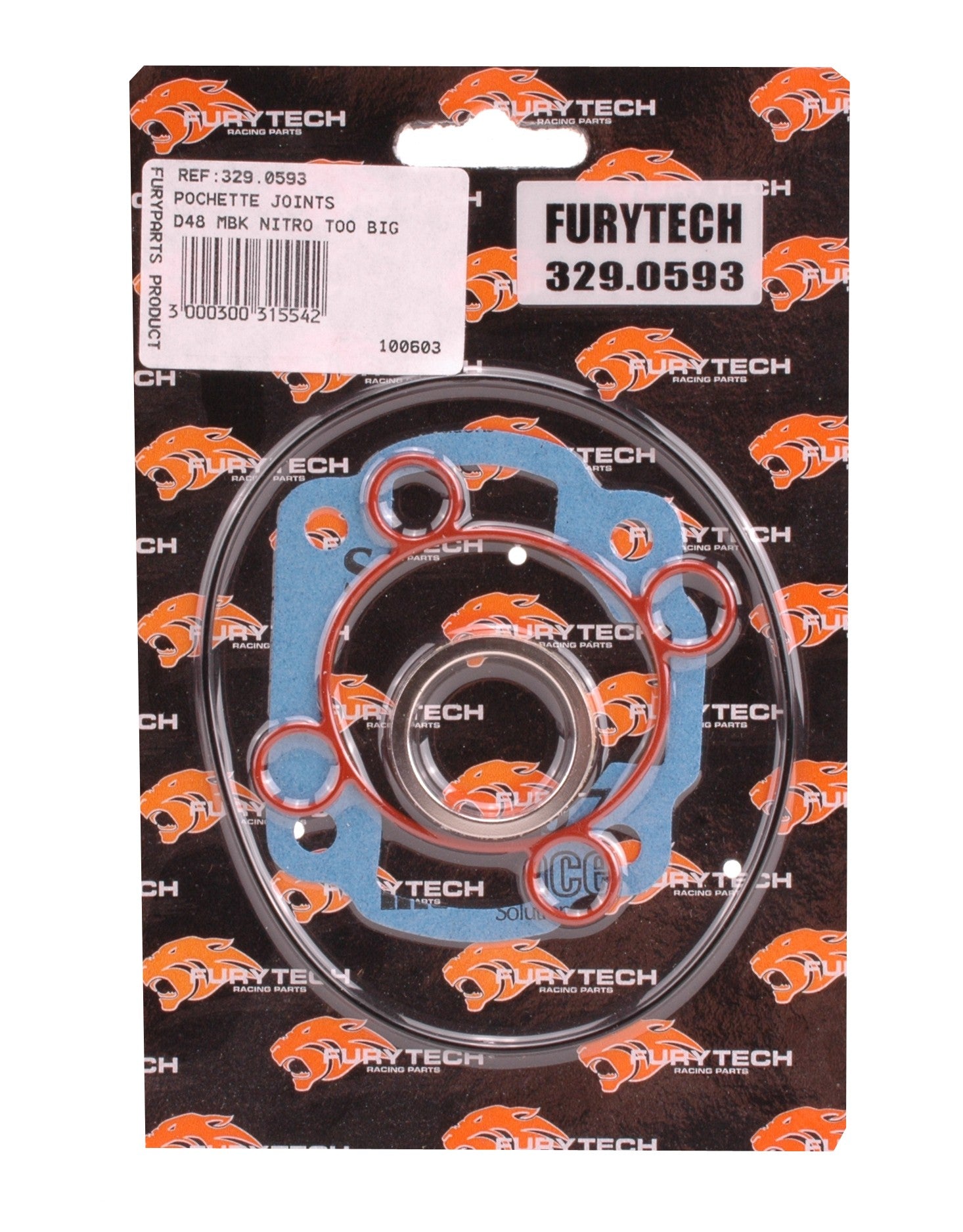 Kopset Furytech 48mm | Aprilia SR LC