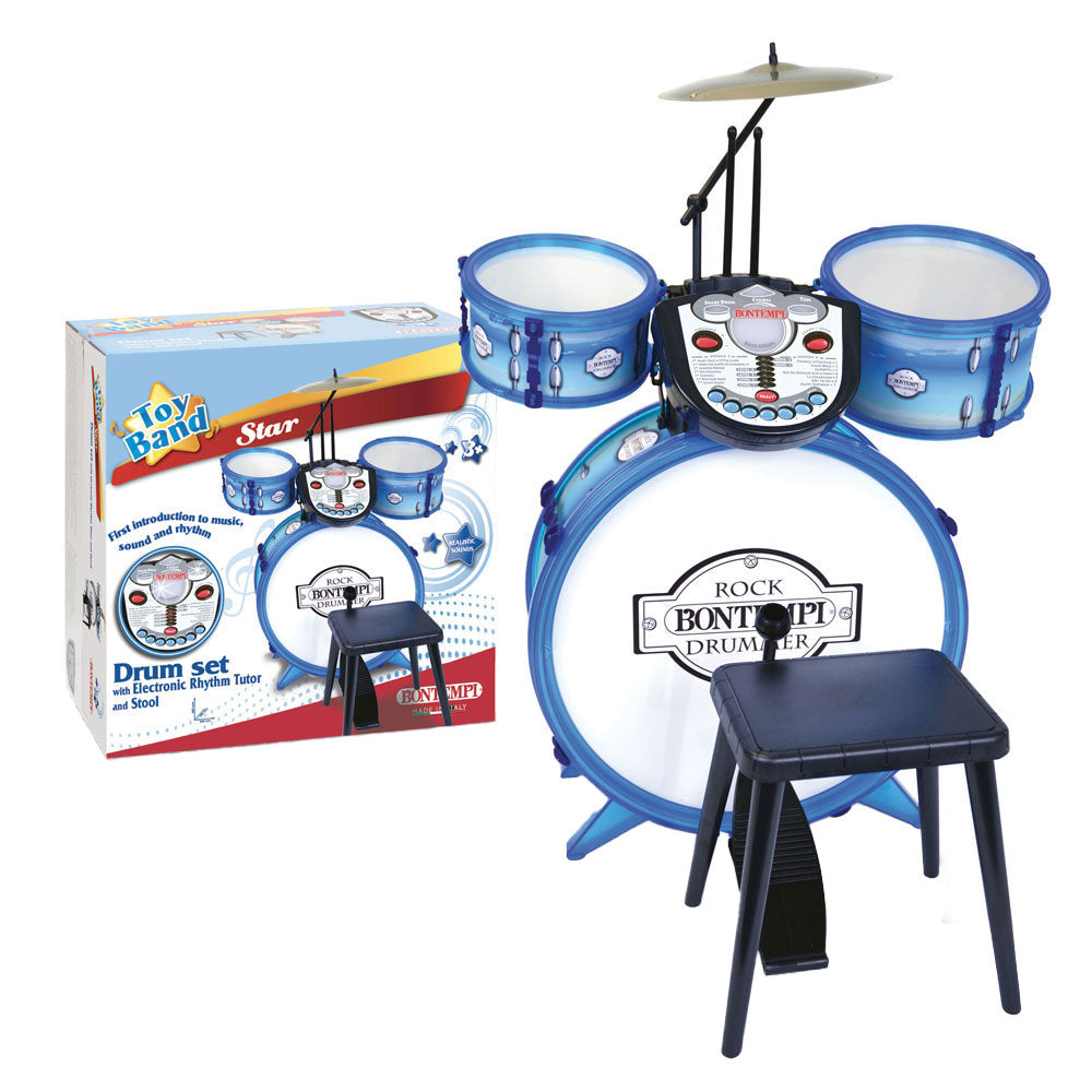 Bontempi Drumstel met Tutor, 4dlg.