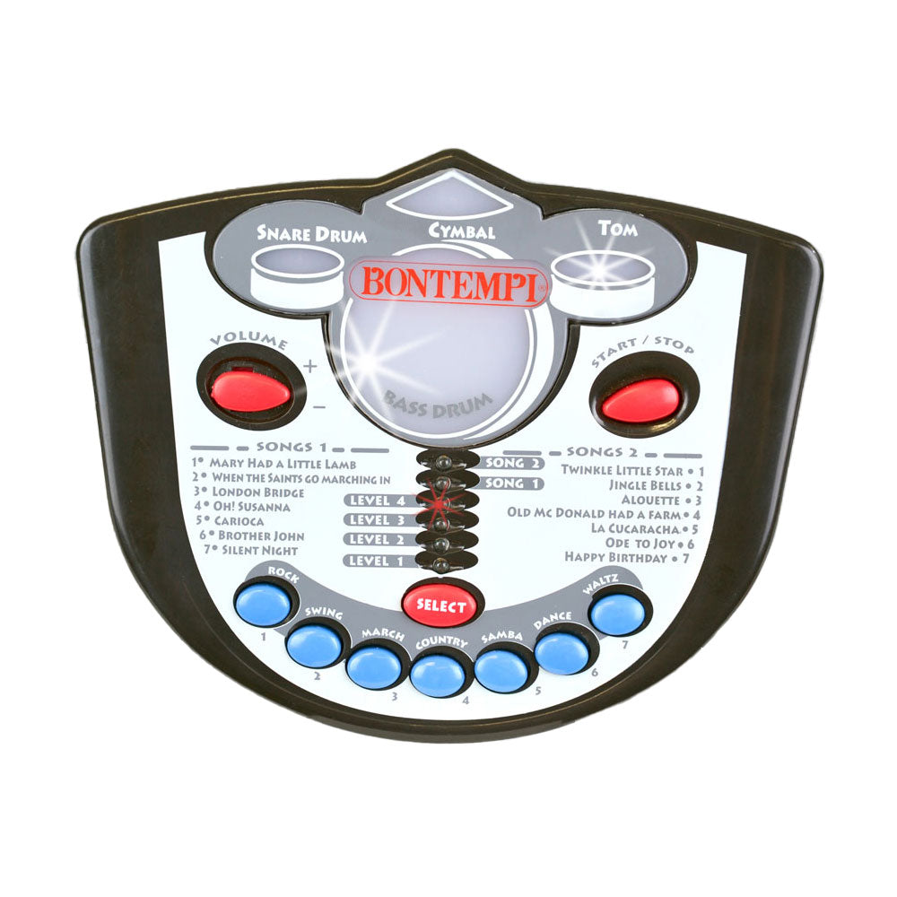Bontempi Drumstel met Tutor, 4dlg.
