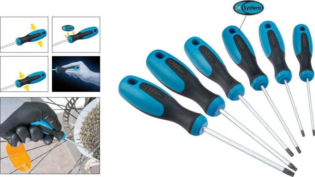 Hazet schroevendraaier set 810t 6 screwdriver set torx