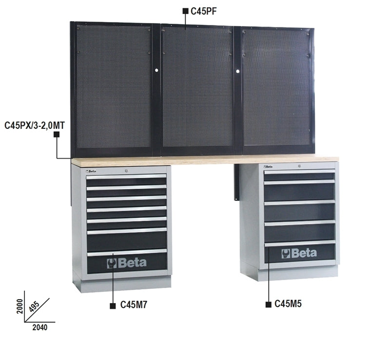 Werkbanken voor Beta Tools C45 (C45/BPW-2,0)