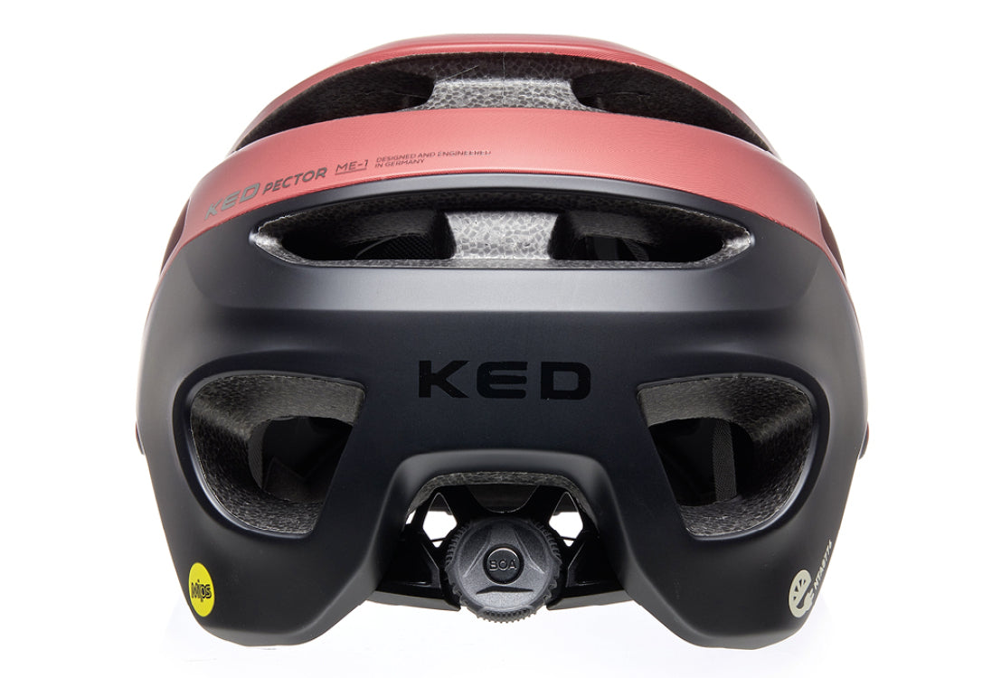 fietshelm ked pector me-1 m (52-58cm) - pink black