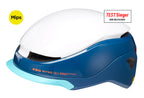 fietshelm ked mitro ue-1 l (56-61cm) - blue white