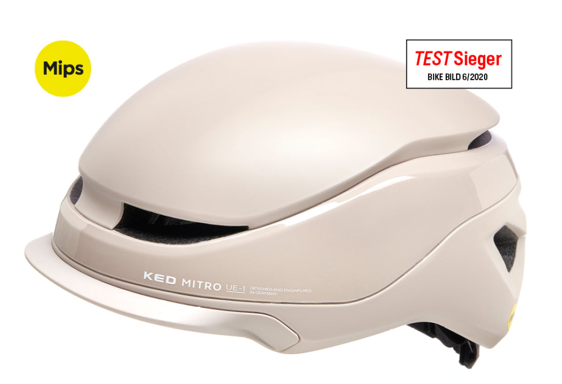 Ked - Fietshelm KED Mitro UE-1 M (52-58cm) - ash matt