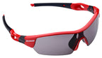 Edge Fietsbril Ventoux met etui en 4 lenzen rood