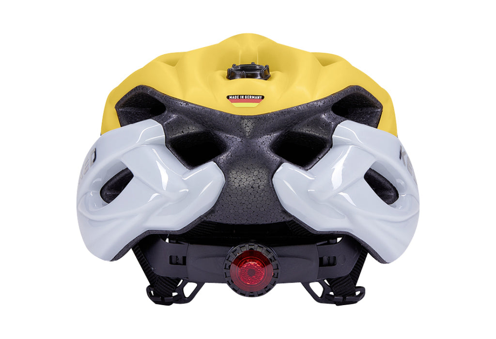 Ked Fietshelm Status Jr. S (49-54cm) Geel Zwart