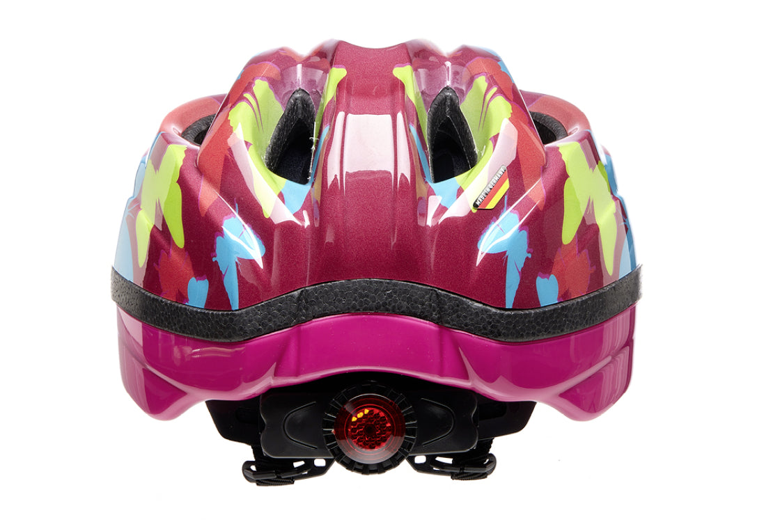 fietshelm ked meggy ii trend s/m (49-55cm) - butterfly bordeaux