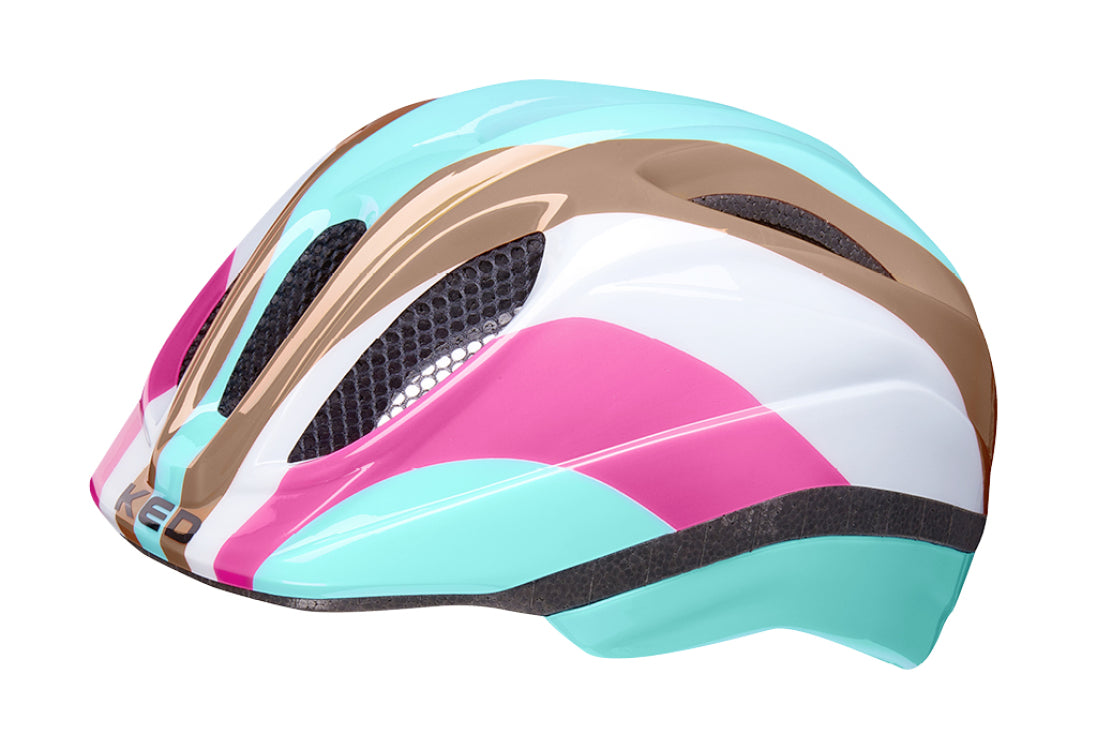 fietshelm ked meggy ii trend m (52-58cm) - rainbow retro blue