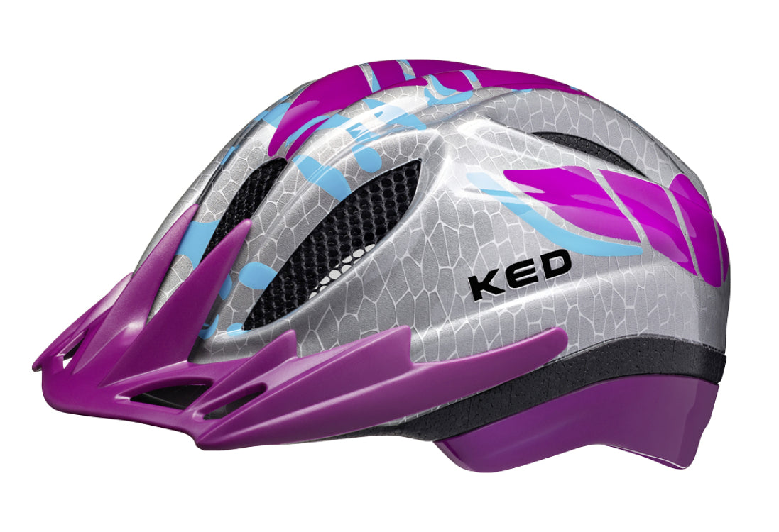 Ked Fietshelm Meggy II M (52-58cm) violet star