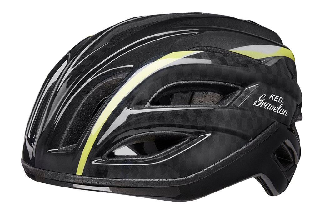fietshelm ked gravelon m (52-57cm) - checkered flag