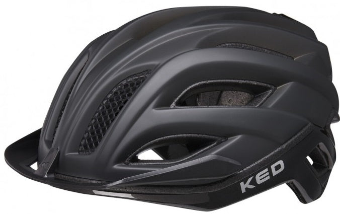 fietshelm ked champion visor l (58-61 cm) - process black matt
