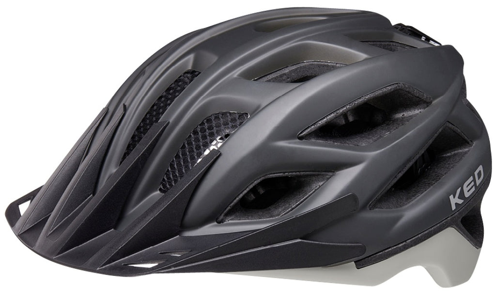 fietshelm ked champion visor m (52-58 cm) - ash light matt