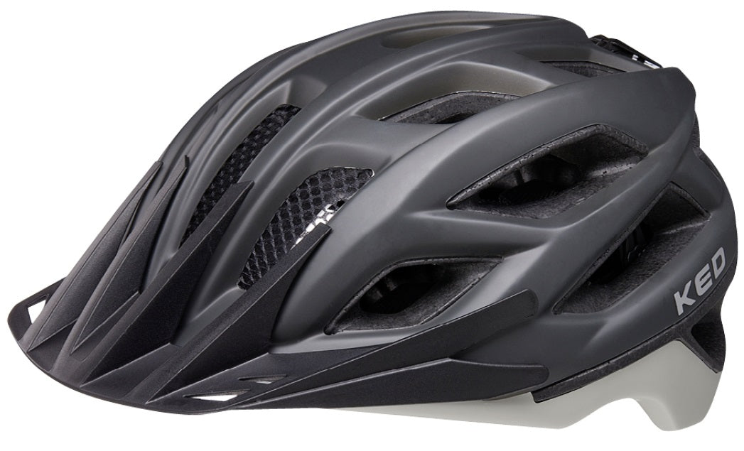 fietshelm ked champion visor m (52-58 cm) - ash light matt