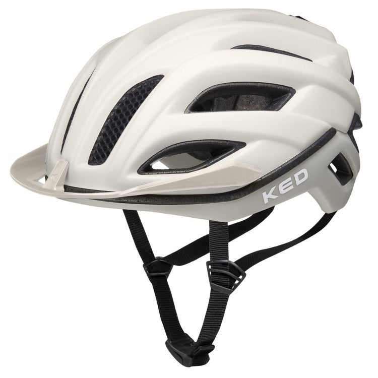 fietshelm ked champion visor l (58-61 cm) - ash light matt