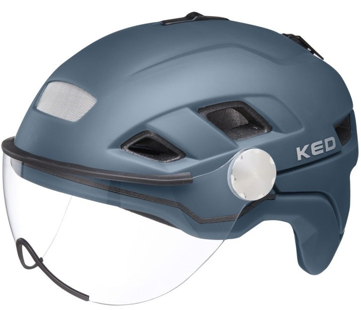 fietshelm ked b-vis x-lite m (55-58cm) - deep blue matt