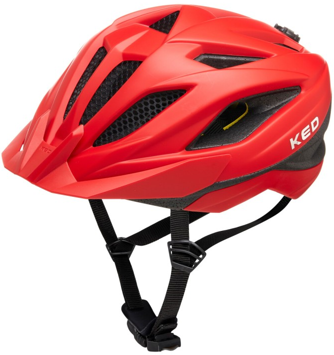 Ked Fietshelm Street Jr. Mips M (53-58 cm) fiery Rood