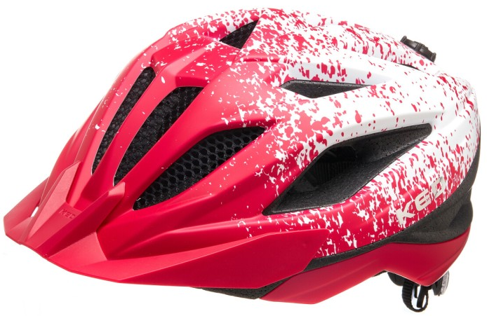 Ked Fietshelm Street Jr. S (49-55 cm) pink Wit