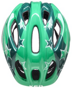 fietshelm meggy ii trend m (52-58cm) - green stars