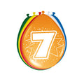 Folat BV Cijfer Ballonnen 7 jaar, 8st.