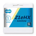 KMC Z1EHX Fietsketting 110 schakels, 7.8mm pin, zilver