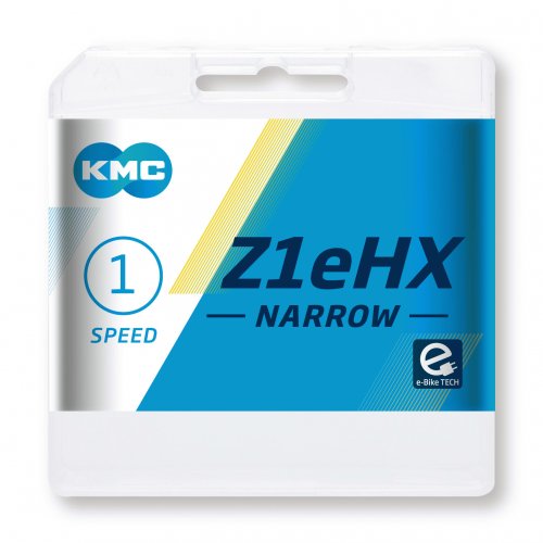KMC Z1EHX Fietsketting 110 schakels, 7.8mm pin, zilver