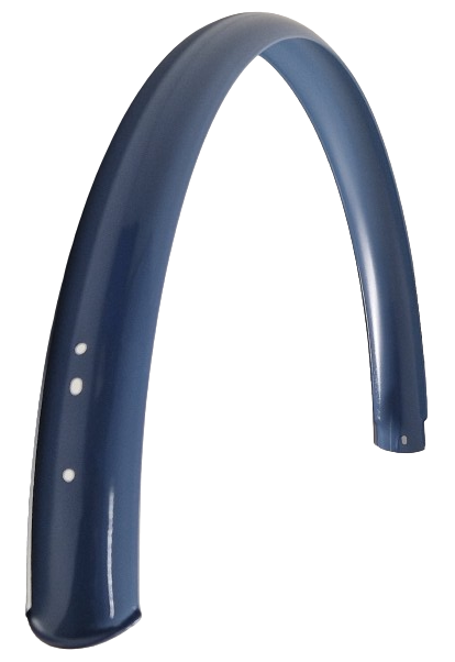 Euro Achterspatbord 28 inch staal 60 mm glans licht blauw