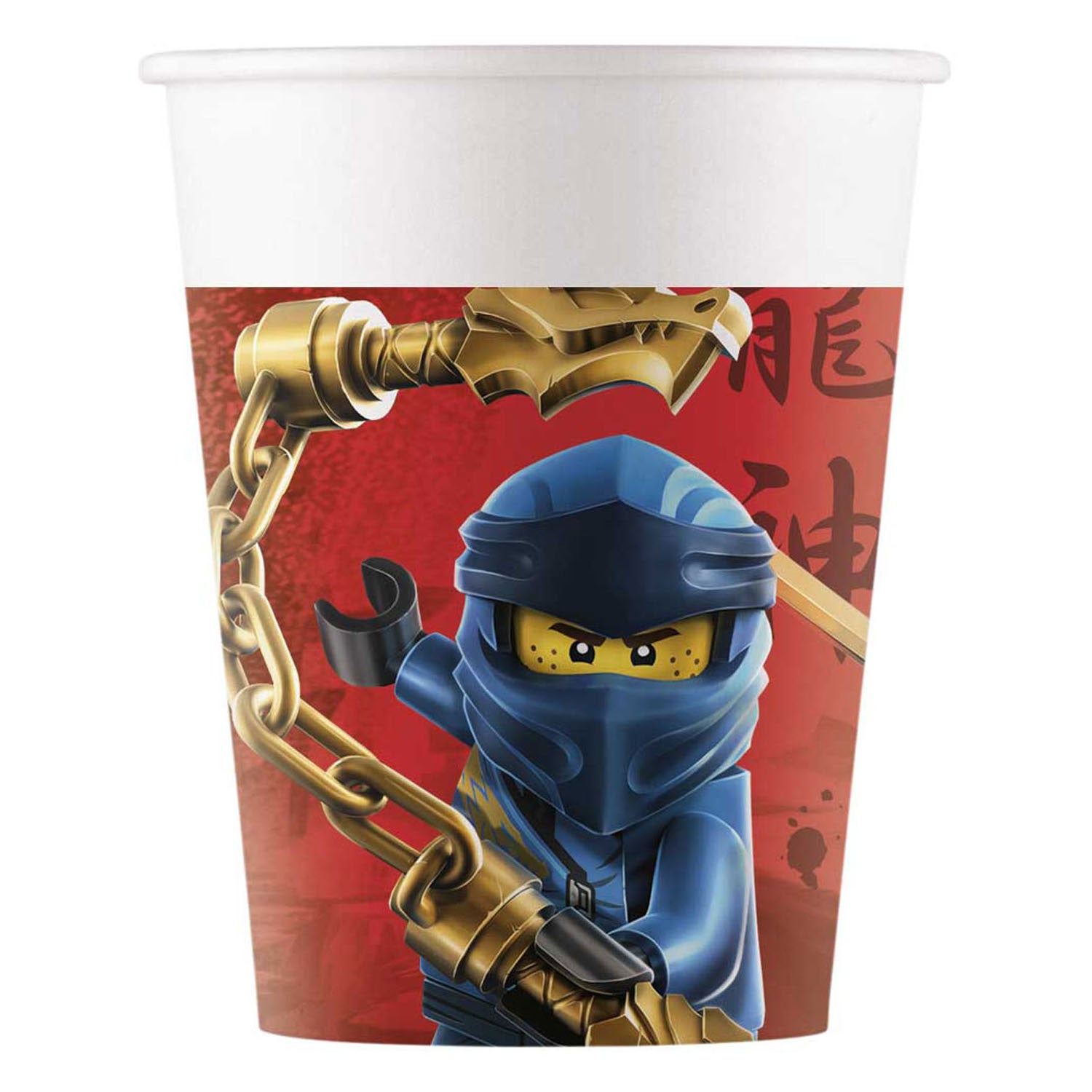 Globos Papieren Bekers FSC Ninjago, 8st.