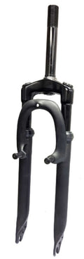 Hzb verende voorvork 24 inch / 507 v-brake mat zwart 1 inch / 155 mm