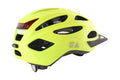 qt cycle tech helm urban 58-62 cm geel fluor led verlichting 2810375