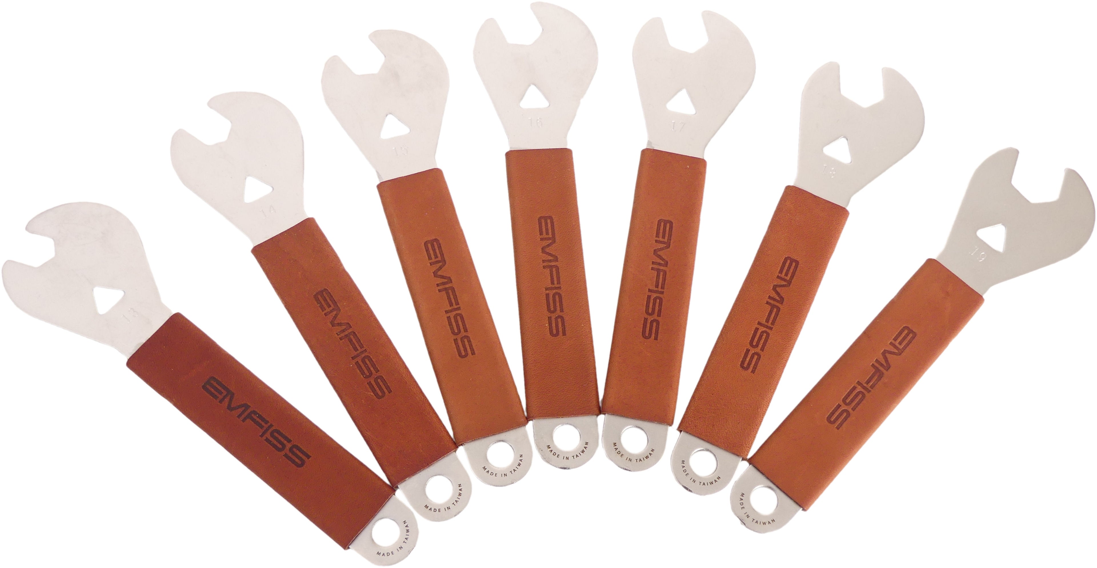 Conussleutelset Emfiss 7-delig - 13 tm 19 mm - Leatherline