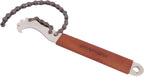 Emfiss Kettingzweep incl haak - Leren handvat