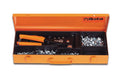 Blindklingtang Beta Tools 1742 met een assortiment van 400 stalen blindklinkmoeren (in koffer)