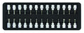 Bit doppenset Seneca 3/8" (26 delig)