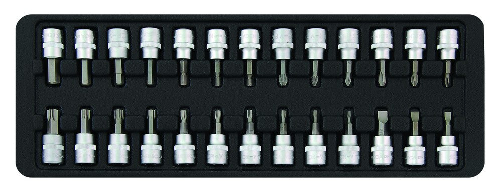 Bit doppenset Seneca 3/8" (26 delig)