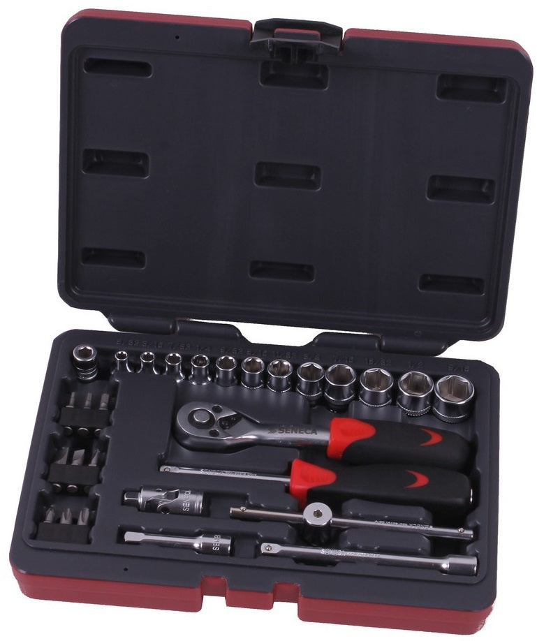 Doppendoos Seneca 1/4" (28 delig)