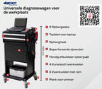 Universele diagnosewagen Boxo Tools met 2 lades