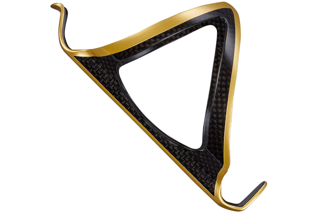 Supacaz Fly Cage (Carbon) - Gold - Bidonhouder