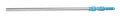 telescopische steel uitschuifbaar 239 cm zilver blauw