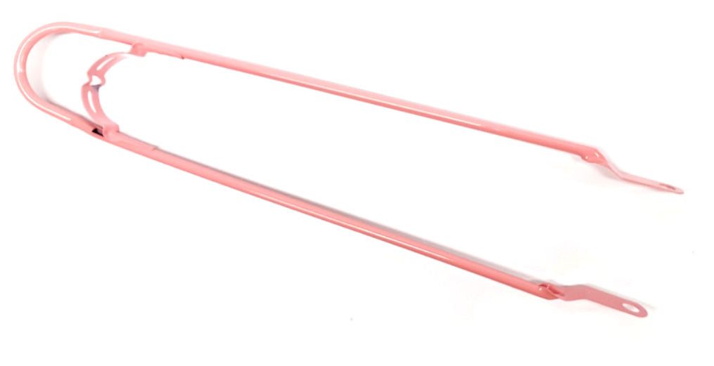 Bls spatbordstang tour 28x11/2 inch / 635 glans roze bumper 10 mm as