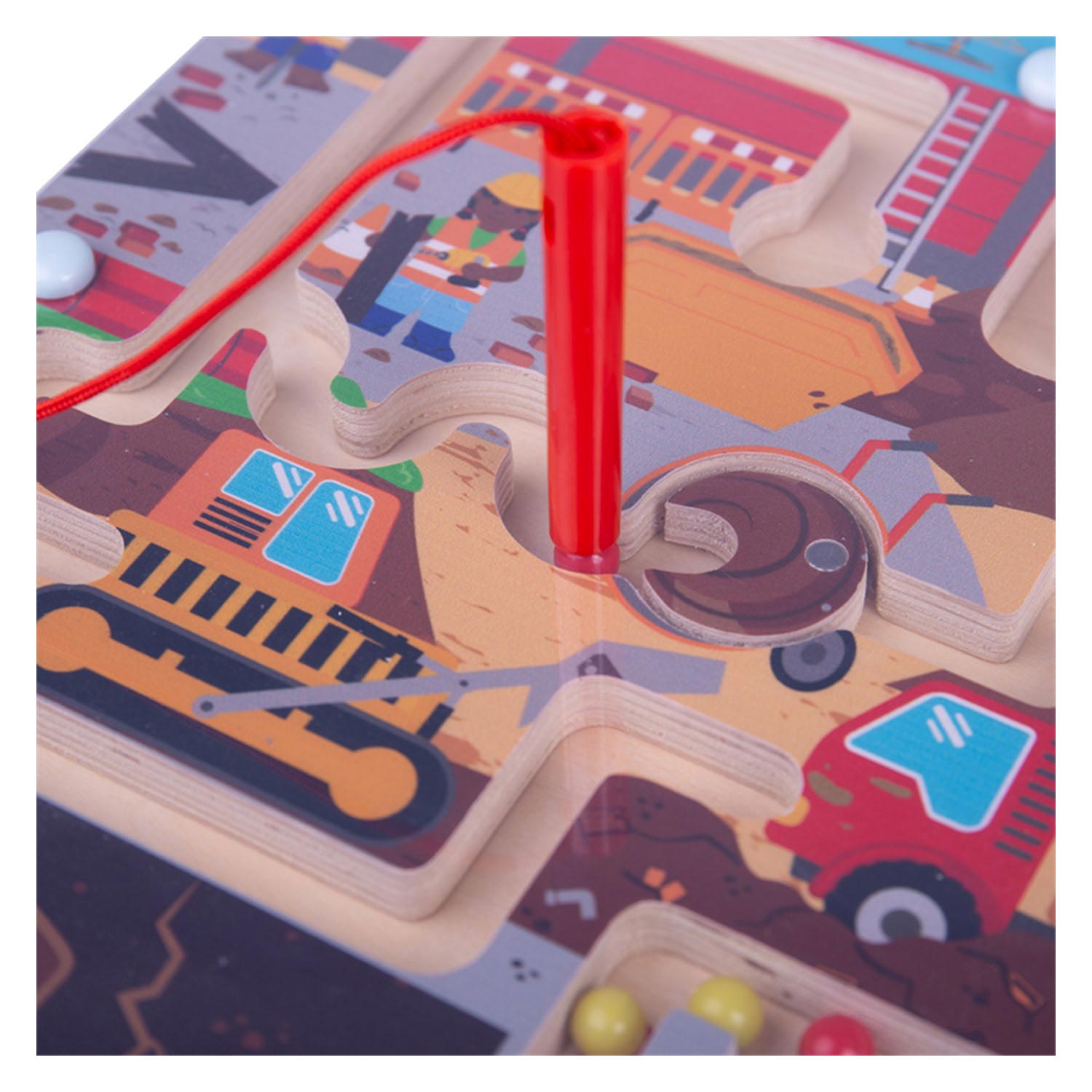 Bigjigs Magnetische Doolhof Spel Constructie