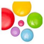 Bigjigs Houten Kiezelstenen Balansspel Regenboog